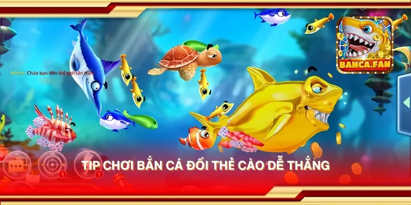 Tip chơi bắn cá đổi thẻ cào dễ thắng